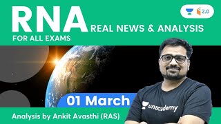 Real News and Analysis | 01 March 2022 | UPSC & State PSC | Wifistudy 2.0 | Ankit Avasthi​​​​​