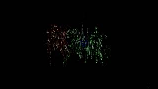 OpenFrameworks 3D LED Fireworks Simulation