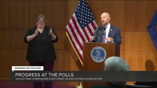 Election officials give update on polls in Virginia