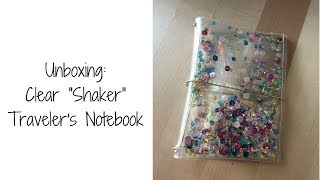 Unboxing: Clear Shaker B6 Traveler's Notebook