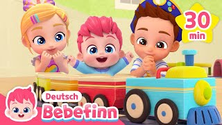 Tuut-tuut! Farbenzug fährt! 🚂 | Mix | Sing mit Bebefinn | Bebefinn Deutsch - Kinderlieder