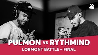 PULMON vs RYTHMIND | Lormont Loopstation Beatbox Battle | Final