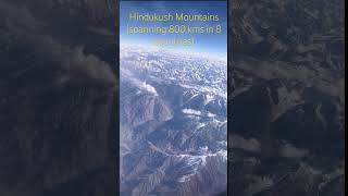 Spectacular 🤩 Aerial view of Hindukush Mountains from 20000 feet high# Himalayas# Travel# India