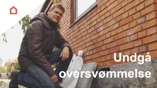 Undgå oversvømmelse, hvis der er varslet stormflod