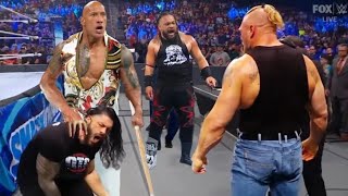 WWE 16 Fabruary 2025 Brock Lesnar VS. Roman Reigns VS. The Rock VS. Jacob Fatu VS. All Raw SmackDown