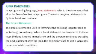 Looping Statements in python || Chapter-6 || Class-8 || Computer-8