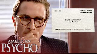 'Business Card Blowup' EXTENDED Scene | American Psycho