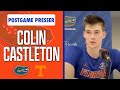 Colin Castleton reacts to Florida basketball's 67-54 upset over No. 2 Tennessee | Gators Basketball