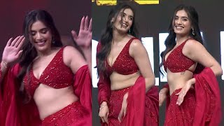 Actress Divyansha Kaushik Mass Dance On Stage | Michael Pre Release Event | TFPC