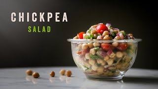 Chickpea Salad | Healthy High Protein Salad | Easy Salad Recipe @Cookomania
