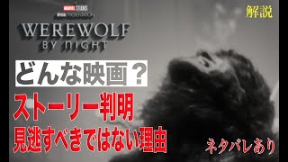 ウェアウルフバイナイトとは？どんな映画なのか？MCUとは世界は別？