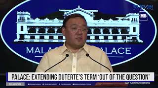 Palace: extending Duterte’s term ‘out of the question’