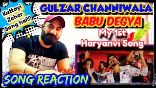 GULZAAR CHHANIWALA - BABU DEGYA ( Official Video ) | Latest Haryanvi Song 2020 | SuperBawaReviews