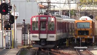 近鉄6432系Mi24編成　近鉄道明寺線道明寺駅到着