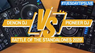 Denon DJ vs Pioneer DJ - Battle of the Standalone Gear #TuesdayTipsLive