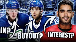 Canucks Have A BUYOUT Plan? NHL Trade Rumors—News (Jake Virtanen, Brandon Sutter, Andreas Athansiou)