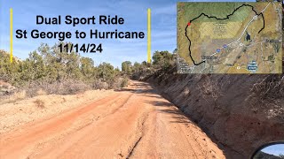 Dual Sport Ride from St George towards Hurricane