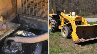 how “POWER STEERING” works on a back hoe (ford 4500 industrial tractor)