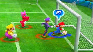 【Mario & Sonic at the Rio 2016 Olympic Games Football 】 2 Player Mario vs Peach