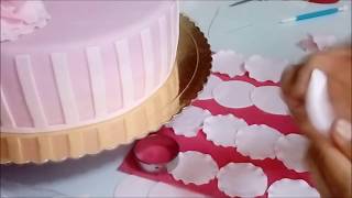 Cómo hacer rosas grandes en masa elástica/ Lucy´s Cakes