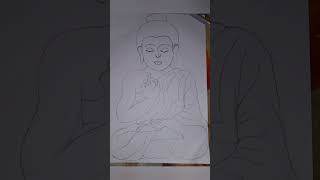 Buddha drawing #buddha #drawing #art #viral #shorts #ytshorts