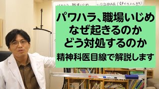 第二部各論　第２章９節　パワハラ、職場いじめがなぜ起きるのか、どう対処したらいいのか、精神科医目線で解説します【精神科医・益田裕介/早稲田メンタルクリニック】