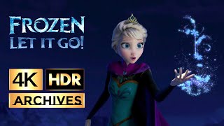 Frozen [ 4K - HDR ] - Let It Go, Song Performed by Idina Menzel (2013)