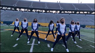 WVU Dance Team | Game Day Wrap Up \u0026 Performance | I Believe That We Will Win