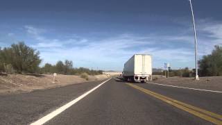 Love's Travel Stop, Gila Bend, Arizona drive south on AZ-85 Highway toward Ajo, AZ, GOPR0040