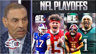 Herm Edwards breaks down NFL Championship Round picture: Bills face to Chiefs, Commanders vs. Eagles