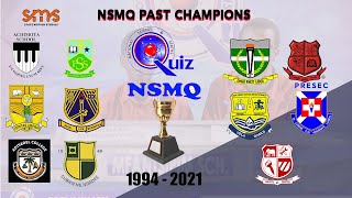 NSMQ Past Winners (1994 to 2022) - Data Messenger