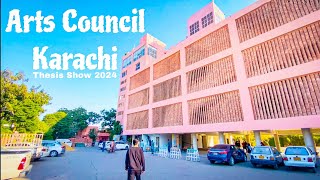 Arts Council Karachi | Final Year Thesis show 2024 | Art Gallery