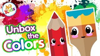 Unbox the Colors! | Learn the Colors | Kid's Learning Song