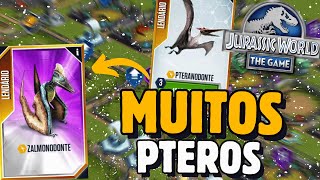 GANHEI MUITOS PTEROS E INICIO DO FUTURO PROJETO!!! .Jurassic World