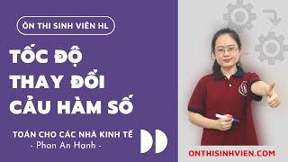 Tốc độ thay đổi của hàm số - Toán cho các nhà kinh tế NEU |👥 Phan An Hạnh