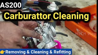 How To Clean Carburattor In Motorcycles|As200|Full Details|Malayalam