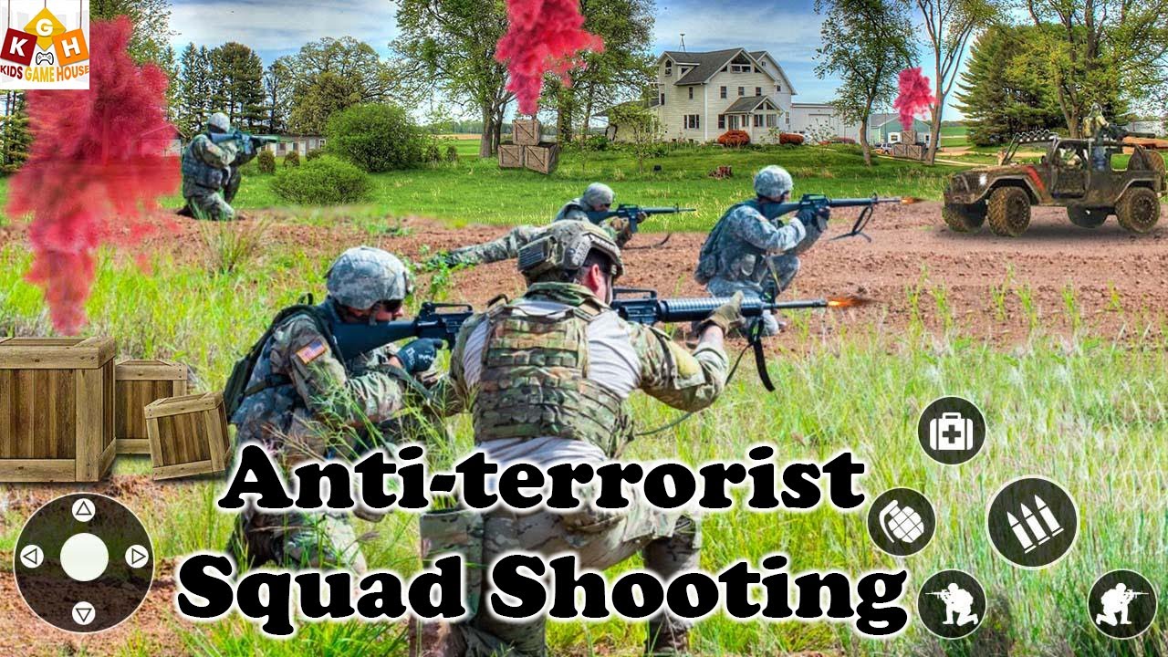 Anti Terrorist Squad Shooting / Gameplay 1 / Kids Game House #gameplay ...