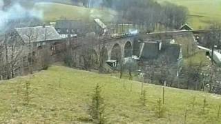 Erzgebirgsrundfahrt mit Dampflokomotive 50 3648 - 8. April 1997