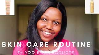 SKIN CARE ROUTINE FT CLICKS SKIN CARE COLLECTION ROOIBOS + ANTIOXIDANTS | SOUTH AFRICAN YOUTUBER