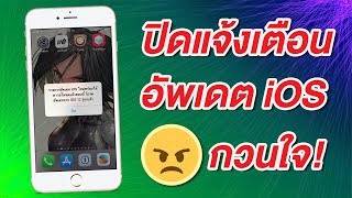 ปิดการแจ้งเตือนอัพเดต iOS ที่คอยกวนใจ ปิดแล้ว ก็มาใหม่ ไม่หยุด ง่ายนิดเดียว | สอนใช้ง่ายนิดเดียว