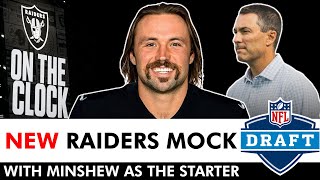 NEW ESPN Mock Draft For The Las Vegas Raiders With Aidan O’Connell Or Gardner Minshew As The QB