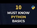 10 Python Basics You Should Know!