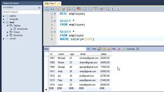 SQL Tutorial 16 Comparison Operators