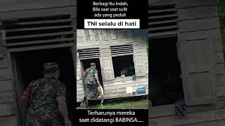 Terharunya mereka saat didatangi Babinsa... \