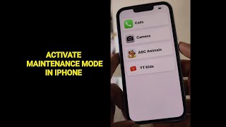 iphone maintenance mode activate when you give mobile for repair | iphone assistive access mode