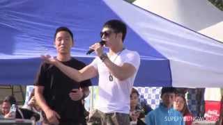 [Fancam] 151006 Jaejoong at Ground Forces Festival - JJ's side kick