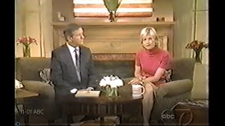 Good Morning America 9-11-01 - ABC Network Live as Tragedy Occurred