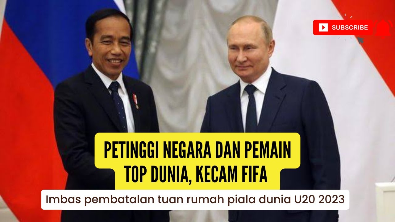 Petinggi Negara Dan Pemain Top Dunia Kecam FIFA Akibat Pembatalan Tuan ...