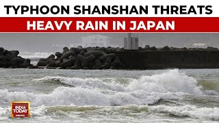 Typhoon Shanshan Threatens Heavy Rain And Traffic Disruption In Southwestern Japan