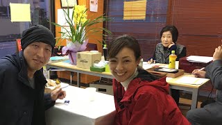 上尾市議会議員候補・矢口とよとさんの事務所with矢口岬さん